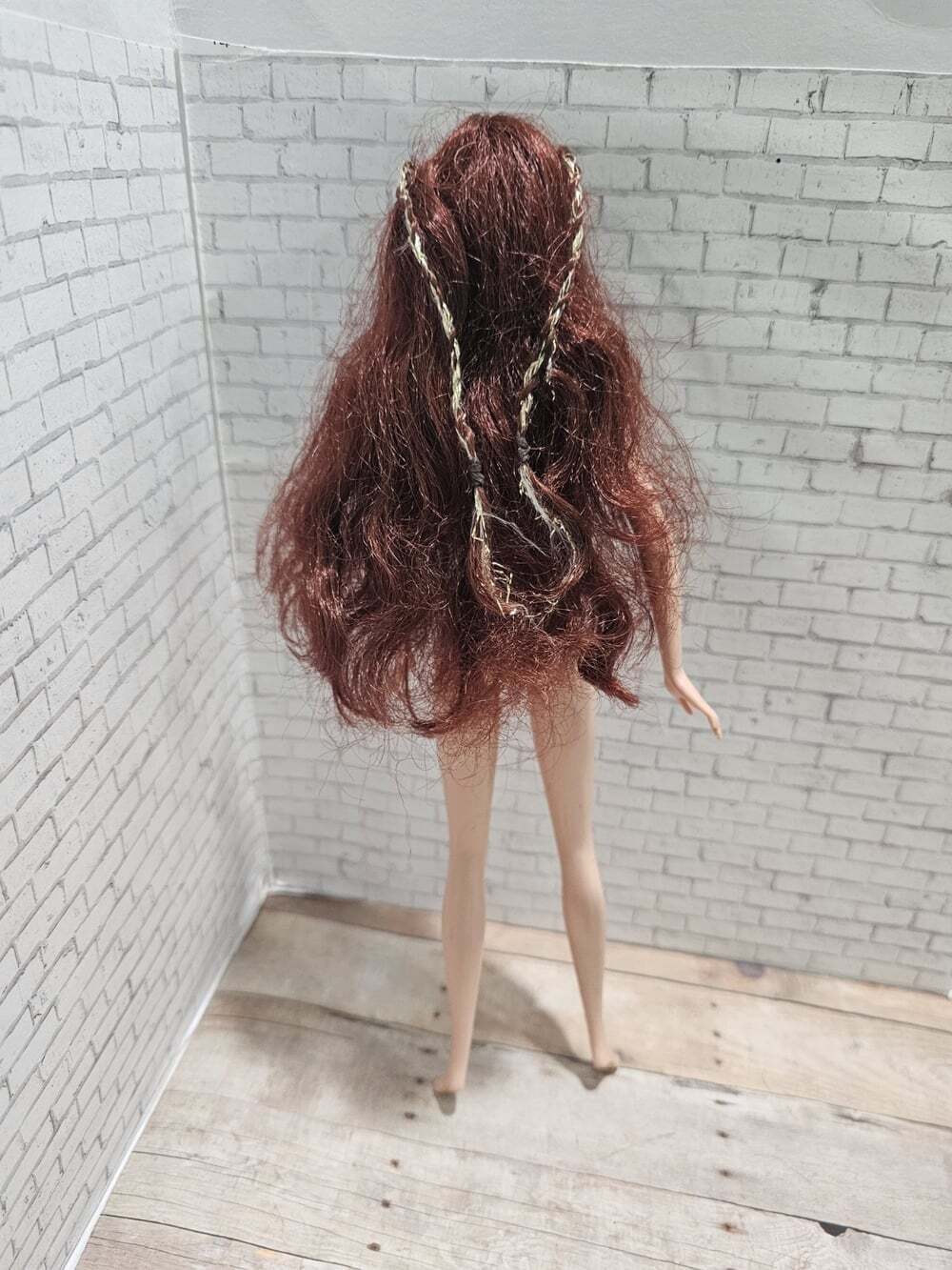 Disney Beauty Beast Sparkle Princess Belle Doll Mattel Auburn Hair Nude - Picture 4 of 5
